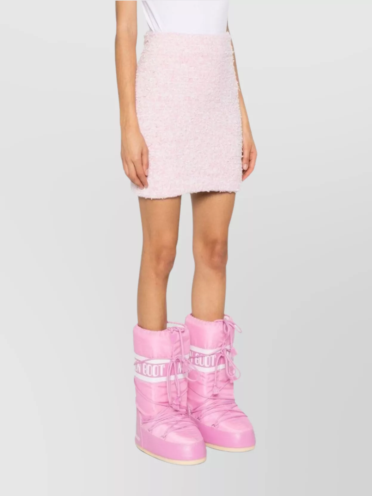 Balenciaga Women's Tweed Mini Skirt