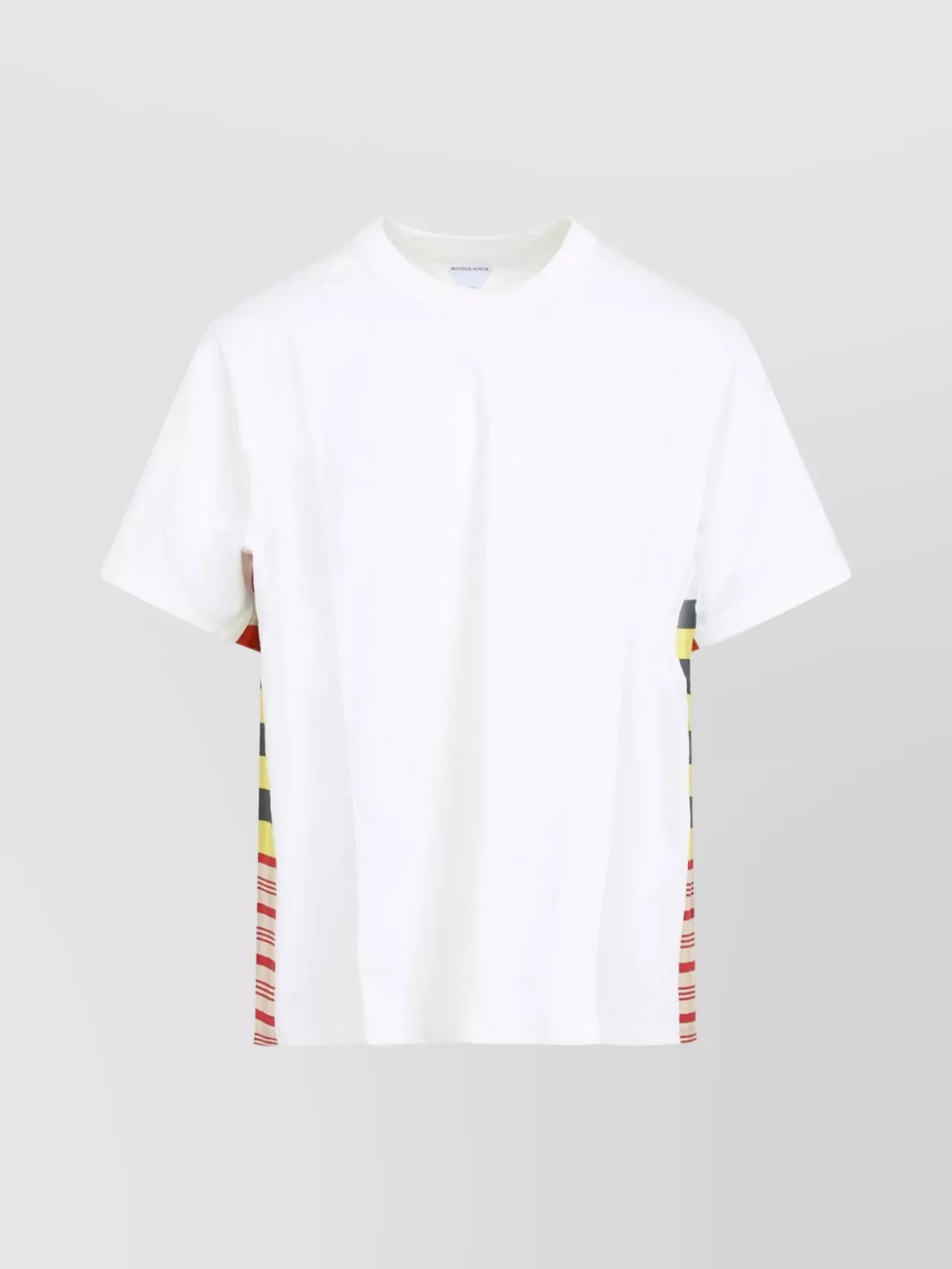 Bottega Veneta Checked Pattern Cotton T-Shirt