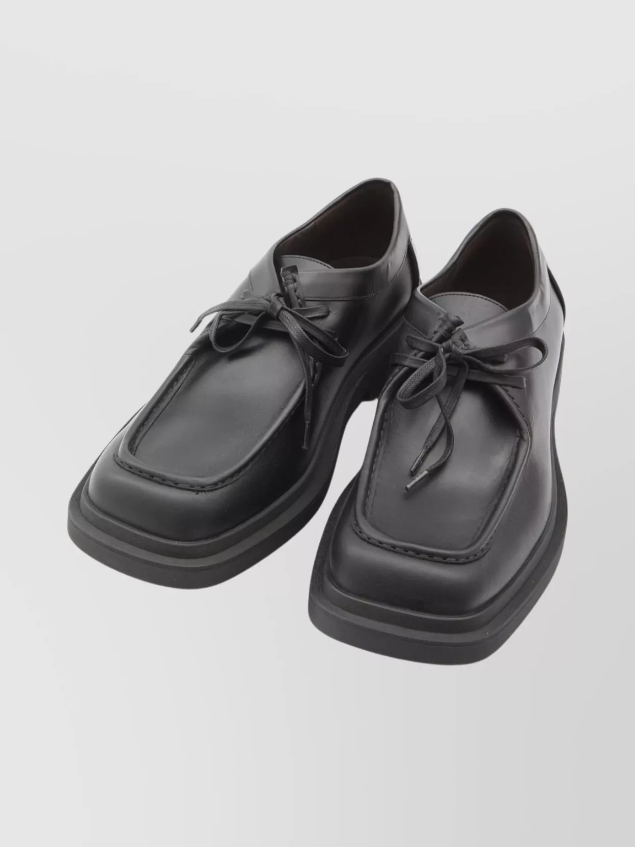 Bottega Veneta Ben Lace-Up Footwear Square Toe