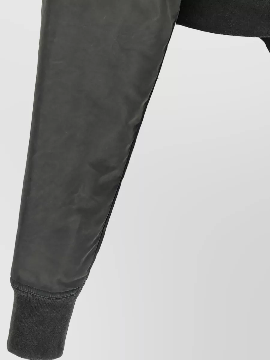 Rick Owens Drkshdw Cropped Hooded Bomber Jacket