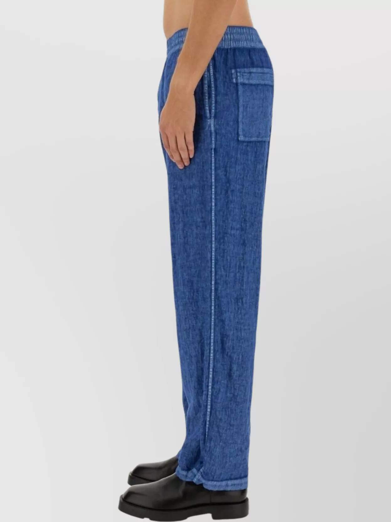 Burberry Straight Leg Linen Pants Pockets