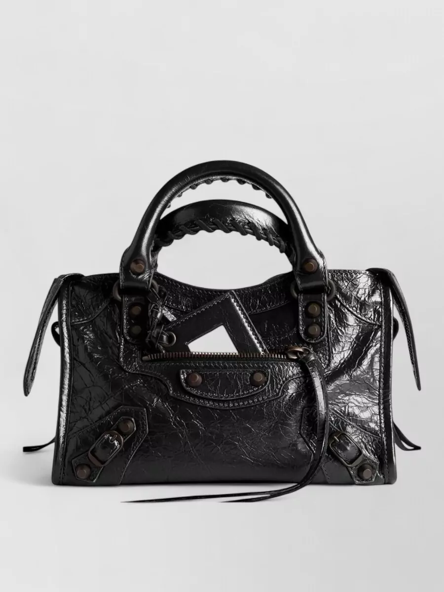 Balenciaga le city mini leather shoulder bag