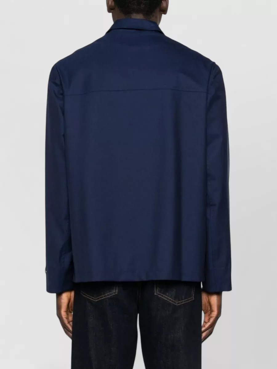 Brunello Cucinelli Technical Gabardine Field Jacket Adjustable Cuffs