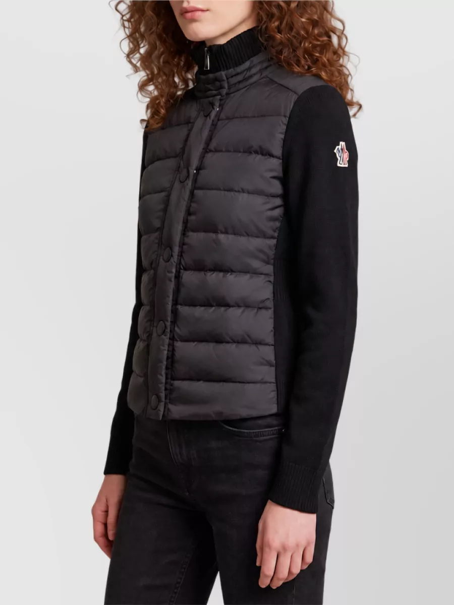 Moncler Grenoble Padded Slim-Fit Cardigan