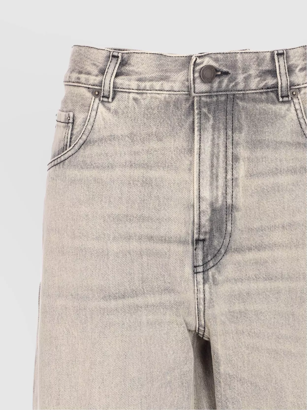 Haikure 5-Pocket Trousers With Belt Loops And Contrast Stitching