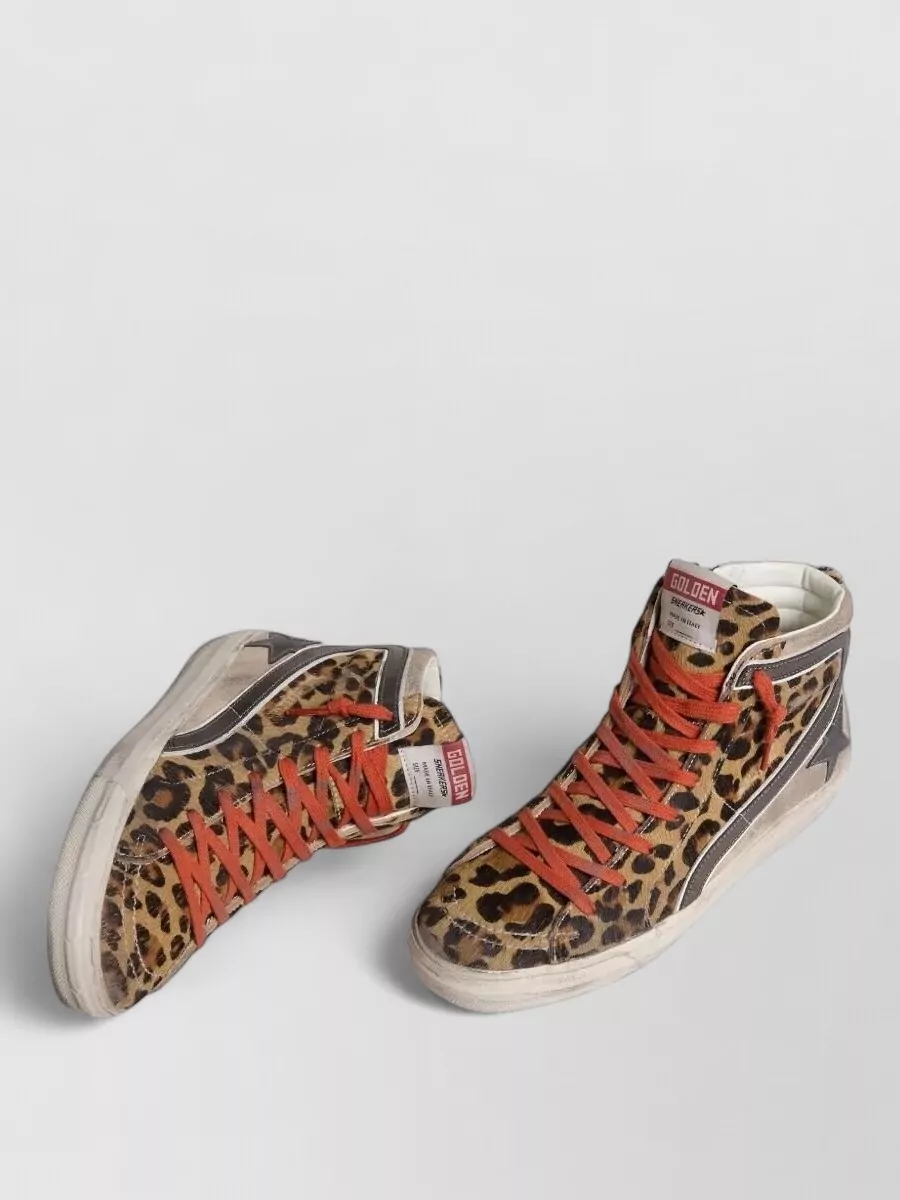 Golden Goose Leather High-Top Sneakers