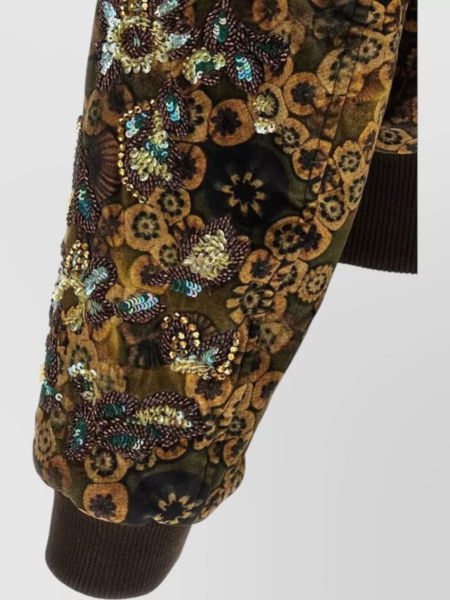 Dries Van Noten Embellished Bomber Jacket