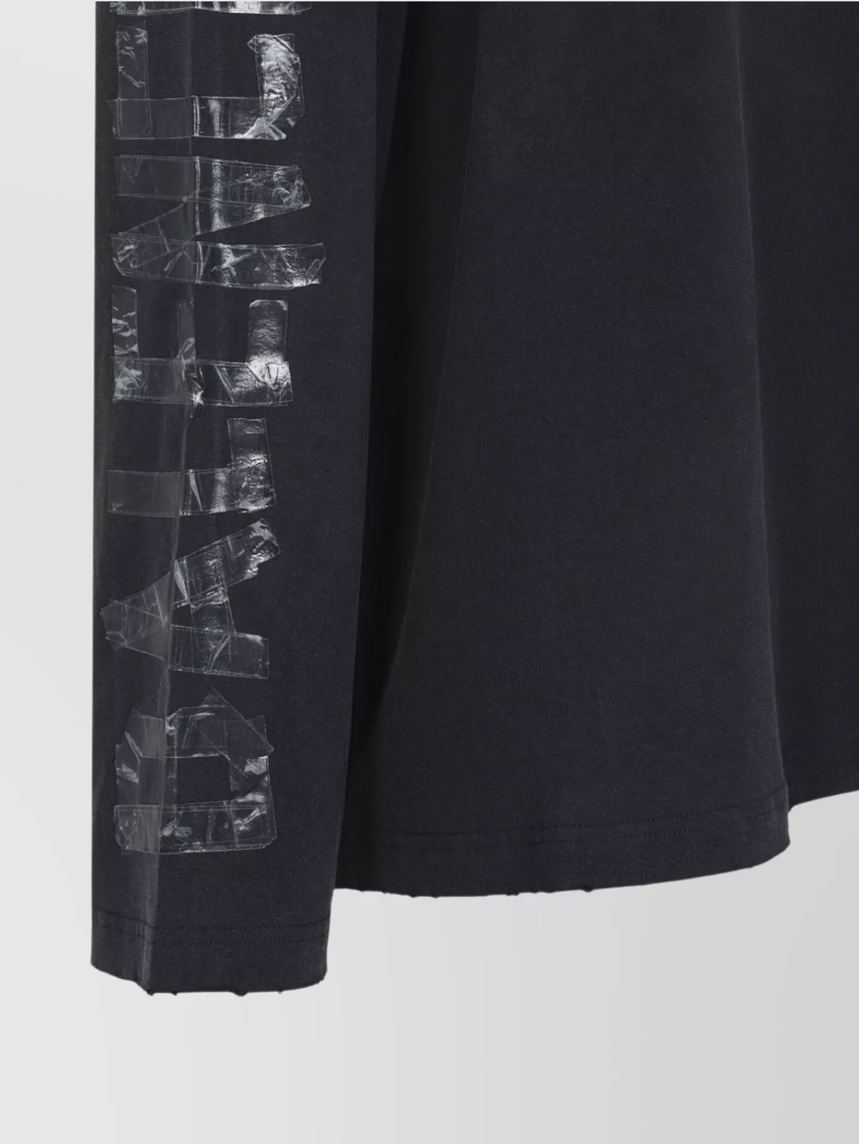 Balenciaga Long Sleeve Crew Neck T-Shirt Design