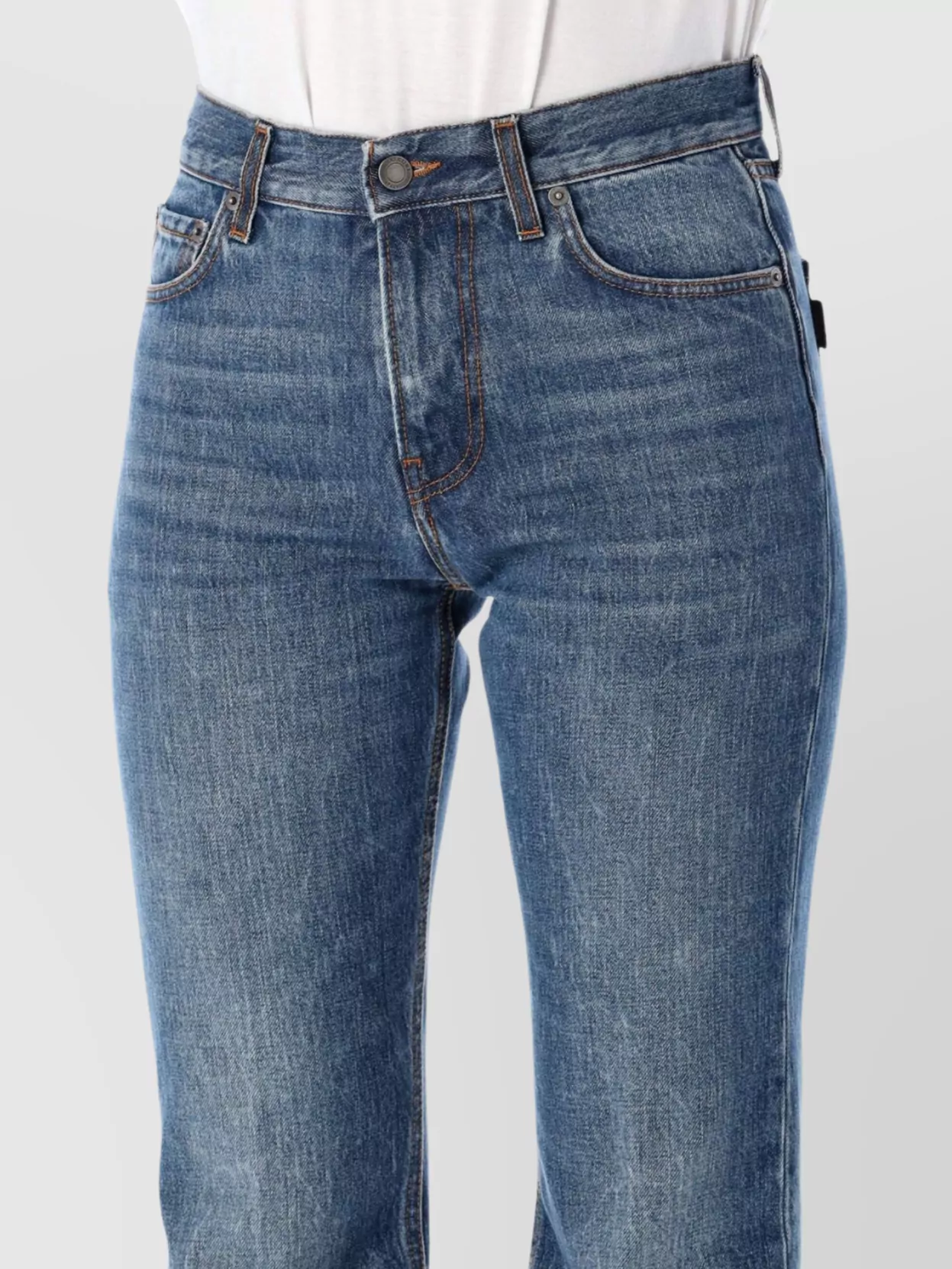 Haikure Contemporary Flared Trousers Belt Loops