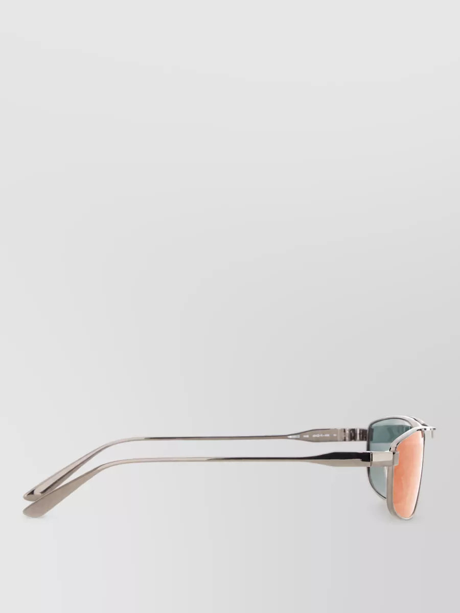 Balenciaga Metal Rectangular Sunglasses