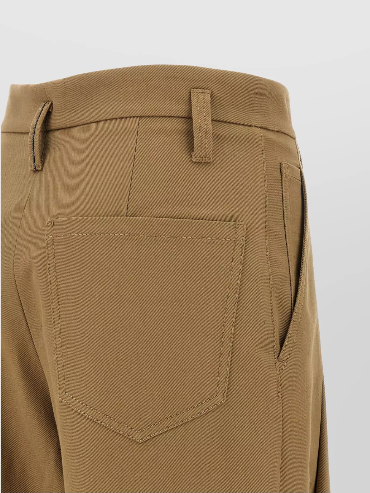 Brunello Cucinelli Trousers With Front Pleats And Wide Leg