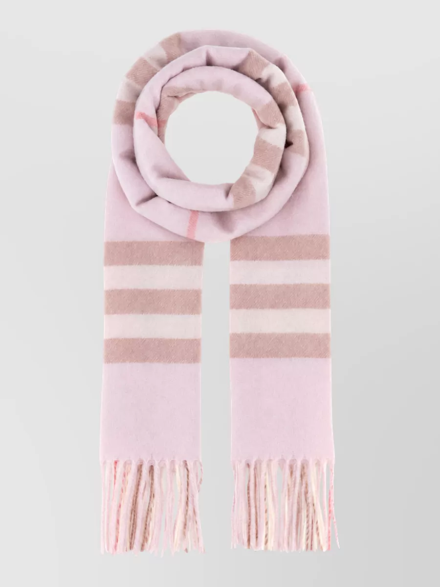 Burberry embroidered cashmere scarf