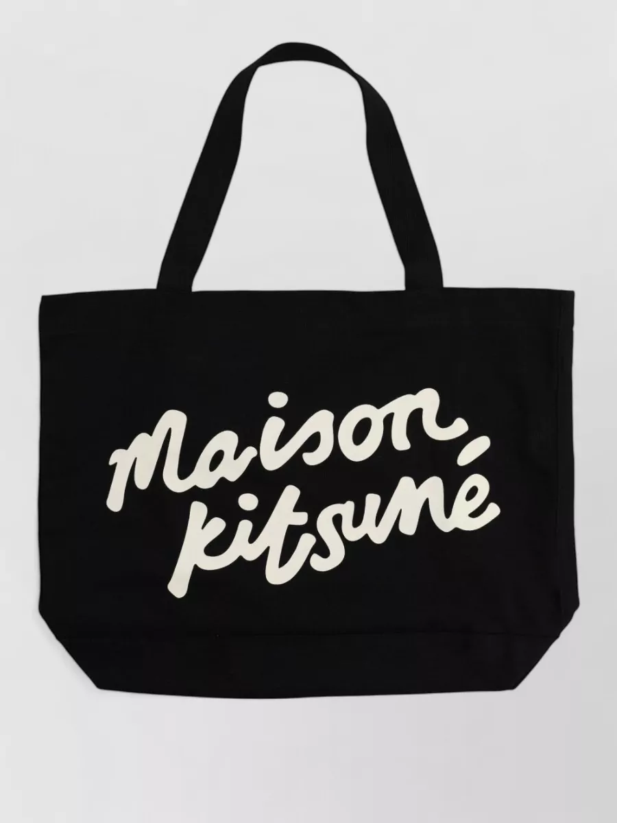 Maison Kitsuné canvas tote bag