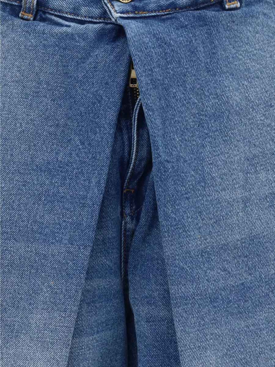 Balmain Denim Wide-Leg Jeans