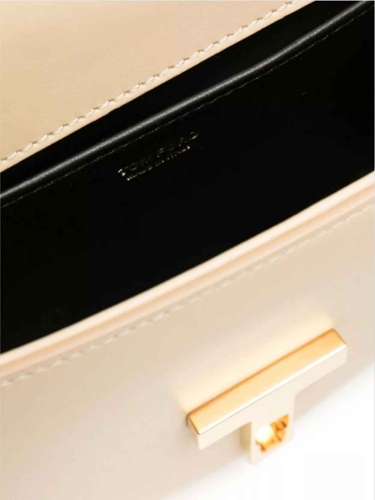 Tom Ford Adjustable Strap Shoulder Bag With Gold Hardware