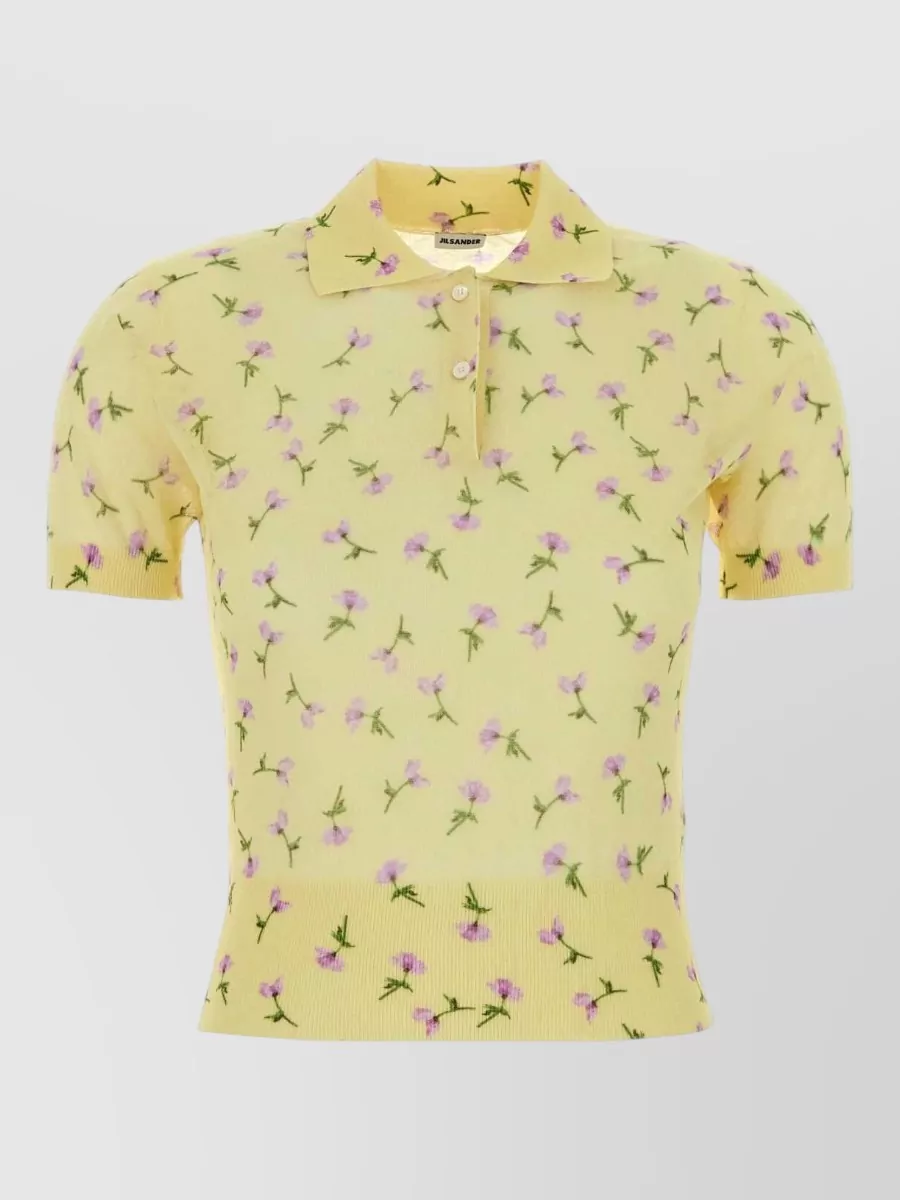 Jil Sander Printed polo shirt