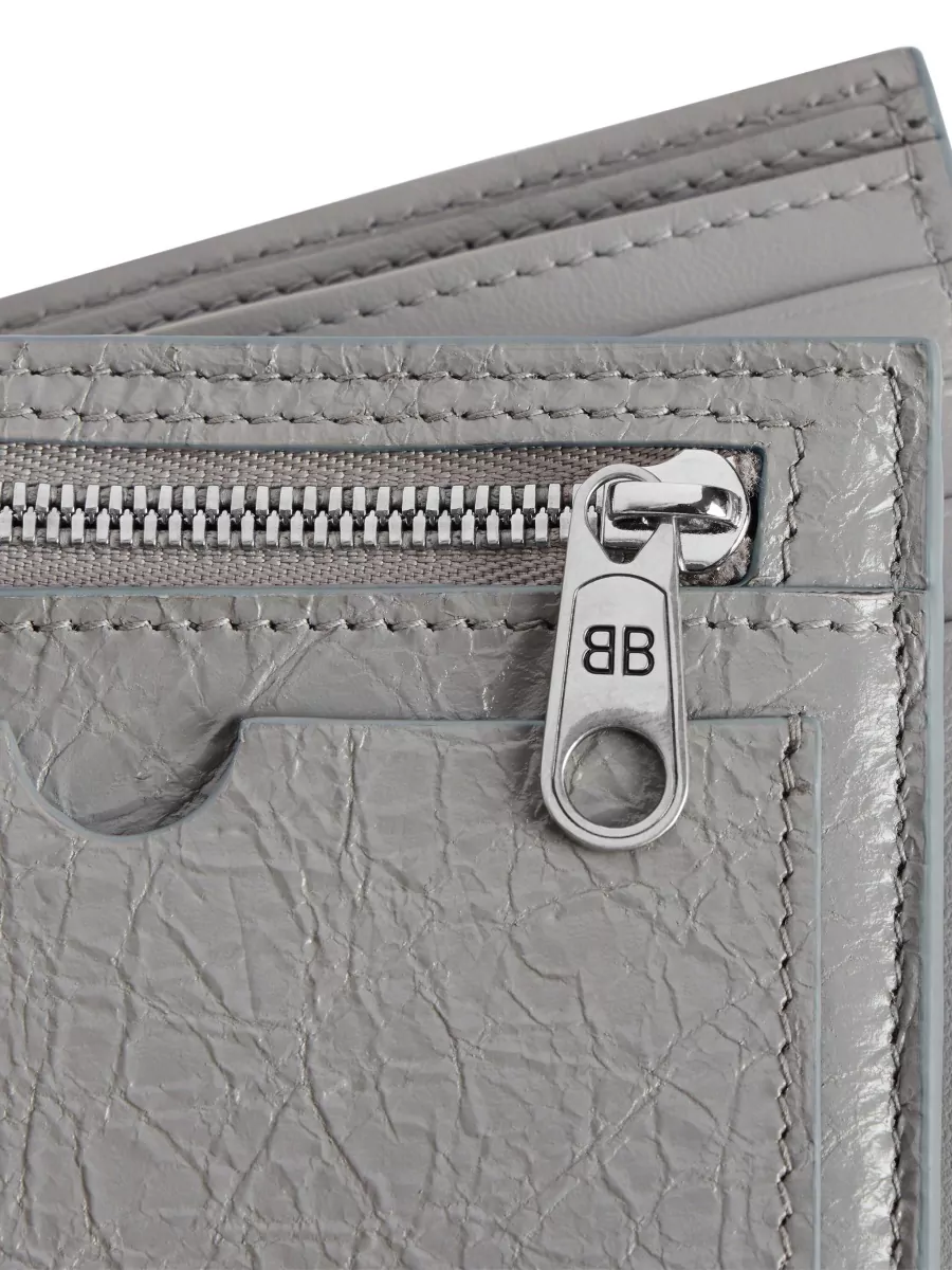 Balenciaga Superbusy Square Wallet Textured Finish