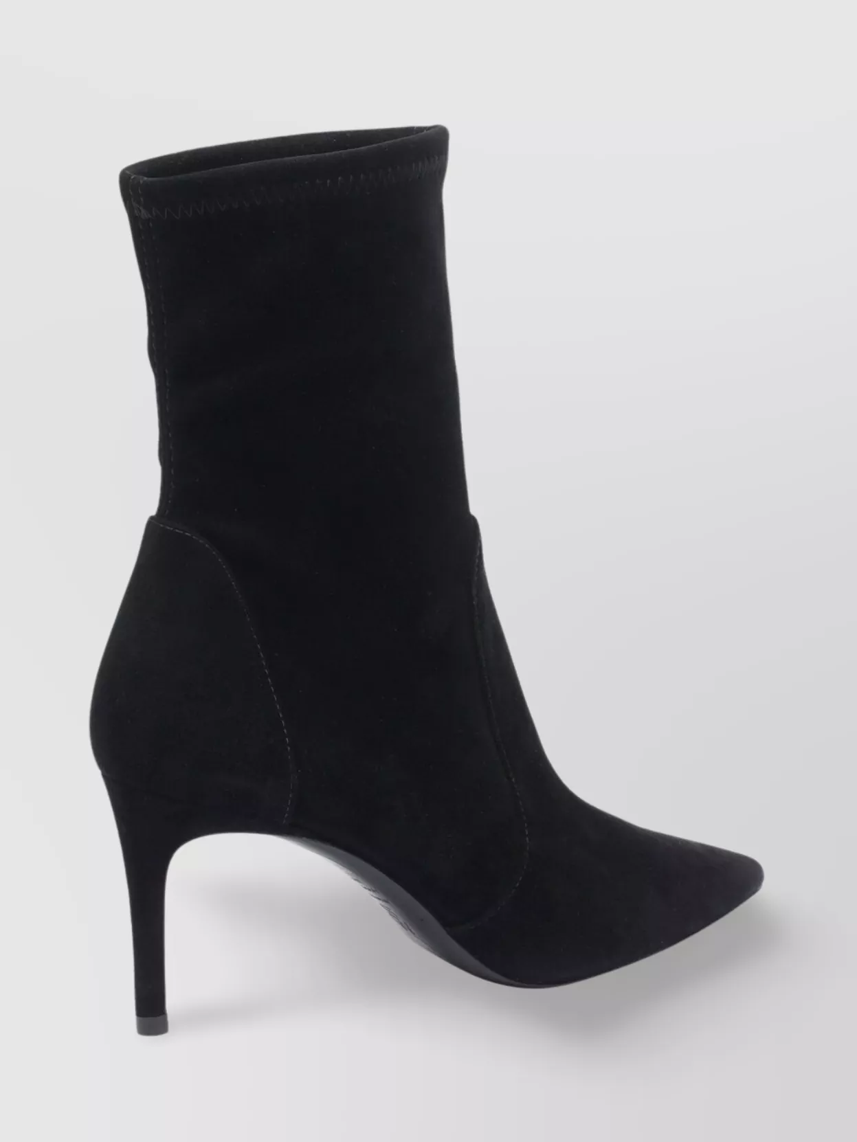 Stuart Weitzman Elasticized Pointed Toe Stiletto Heel Ankle Boots
