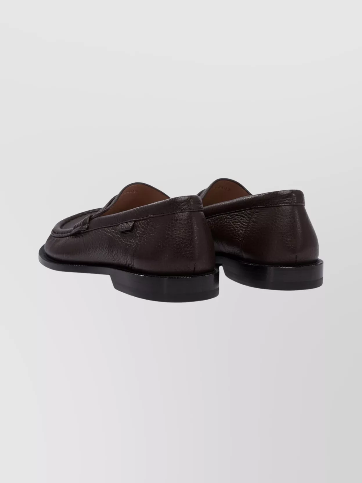 Loewe Campo Loafers With Round Toe And Leather Sole