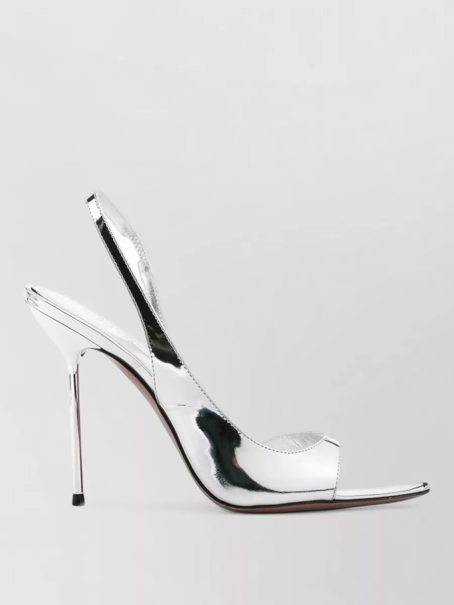 Paris Texas Leather Slingback Stiletto Sandals