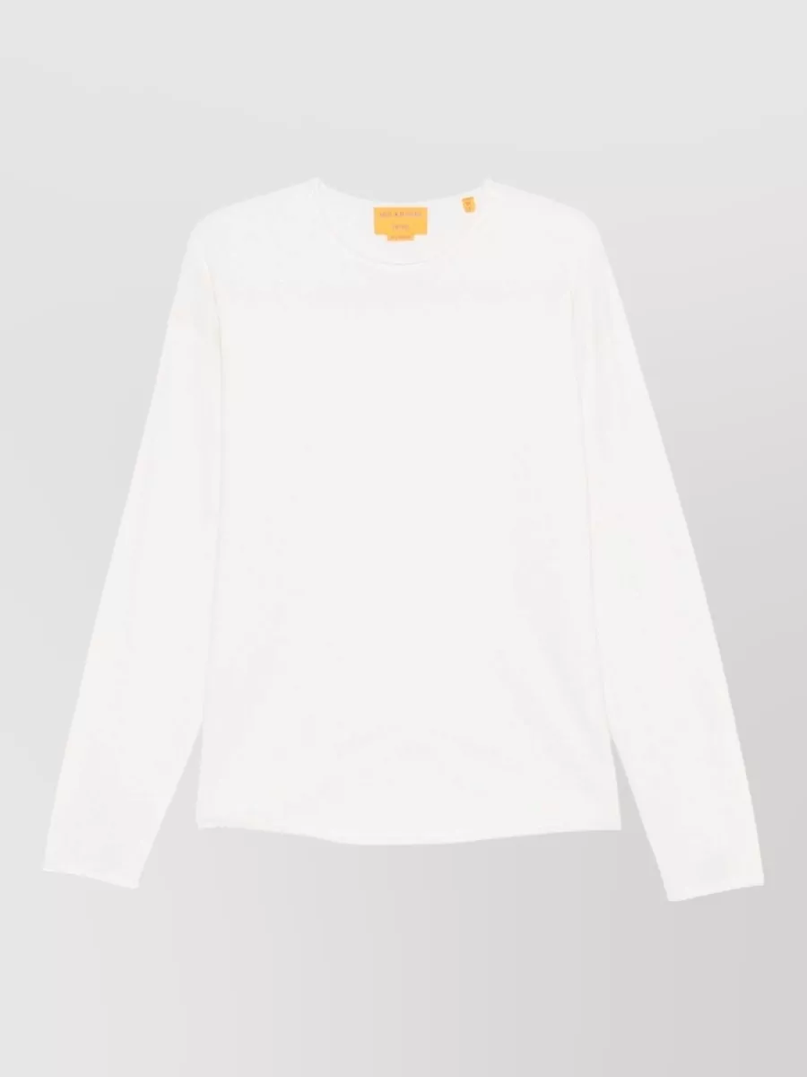 Guest In Residence Cashmere crewneck long sleeve t-shirt