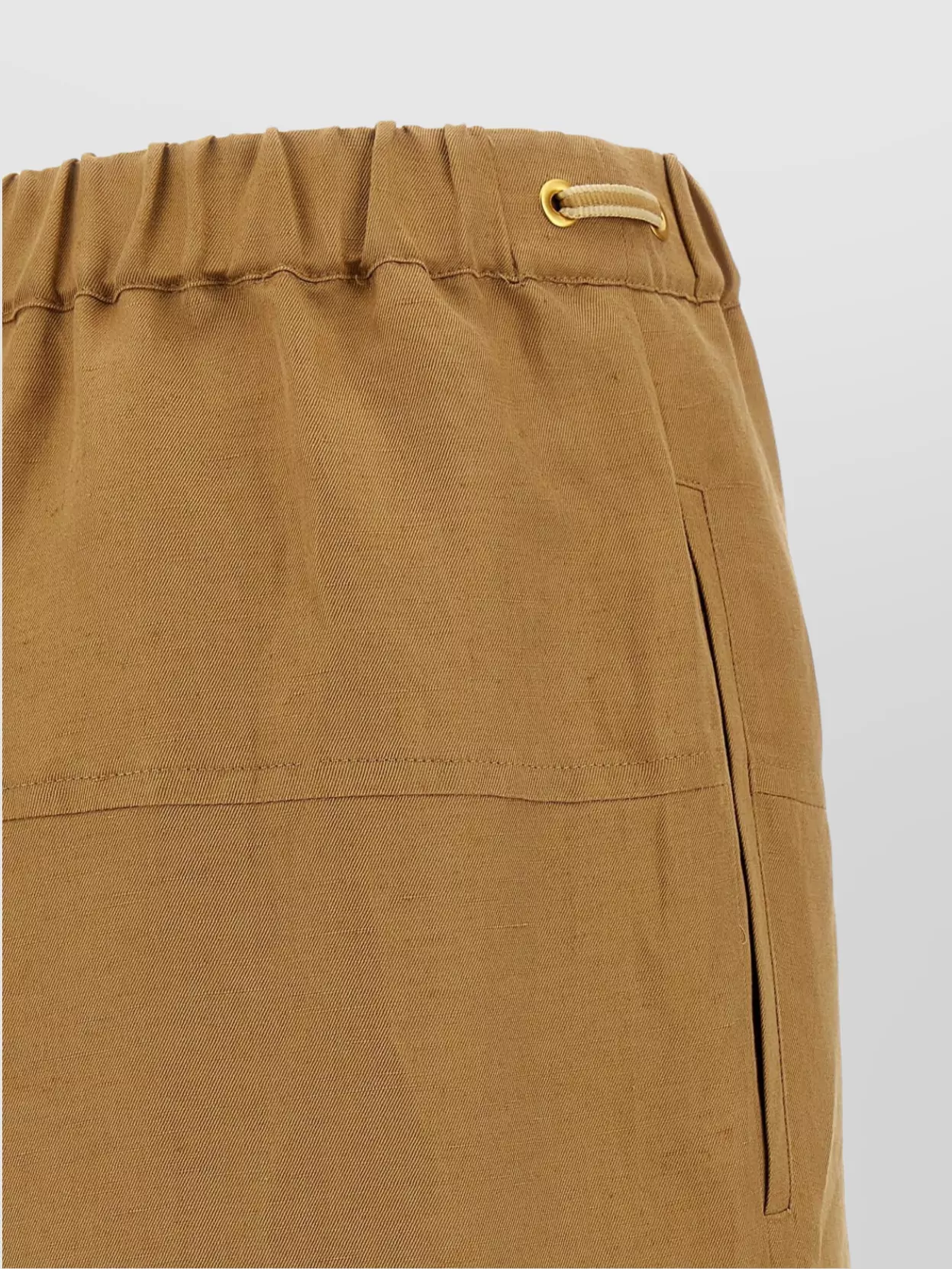 Max Mara Wide Linen And Silk Trousers