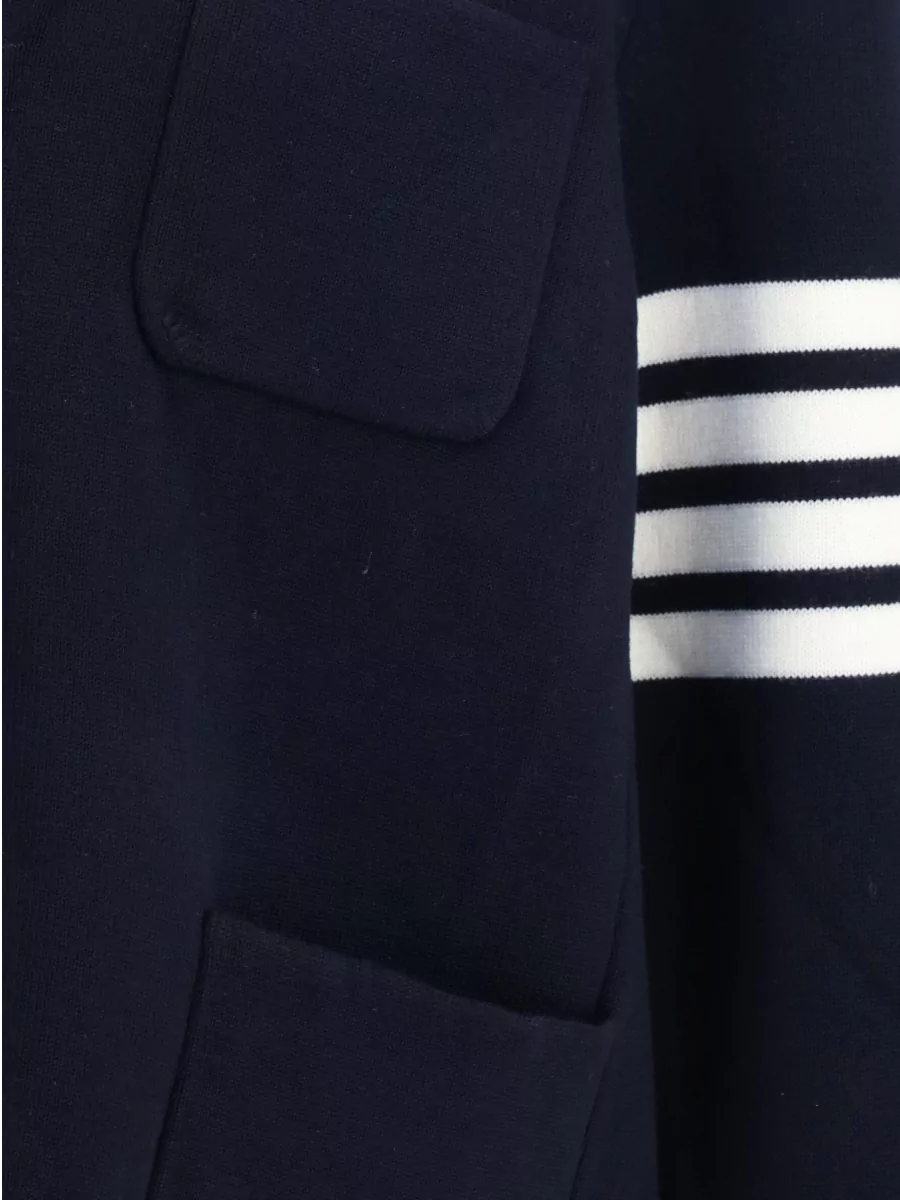 Thom Browne Wool Single Breasted Coat
