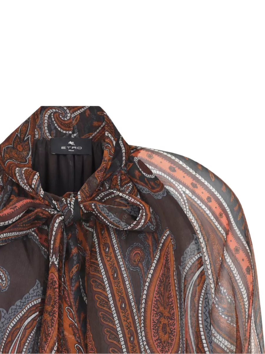 Etro Silk Printed Maxi Dress