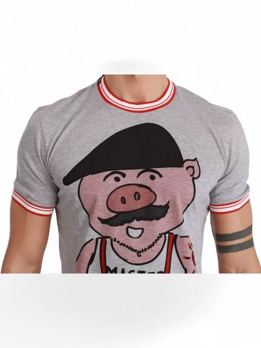 Dolce&Gabbana Cotton Graphic Print Short-Sleeve T-Shirt