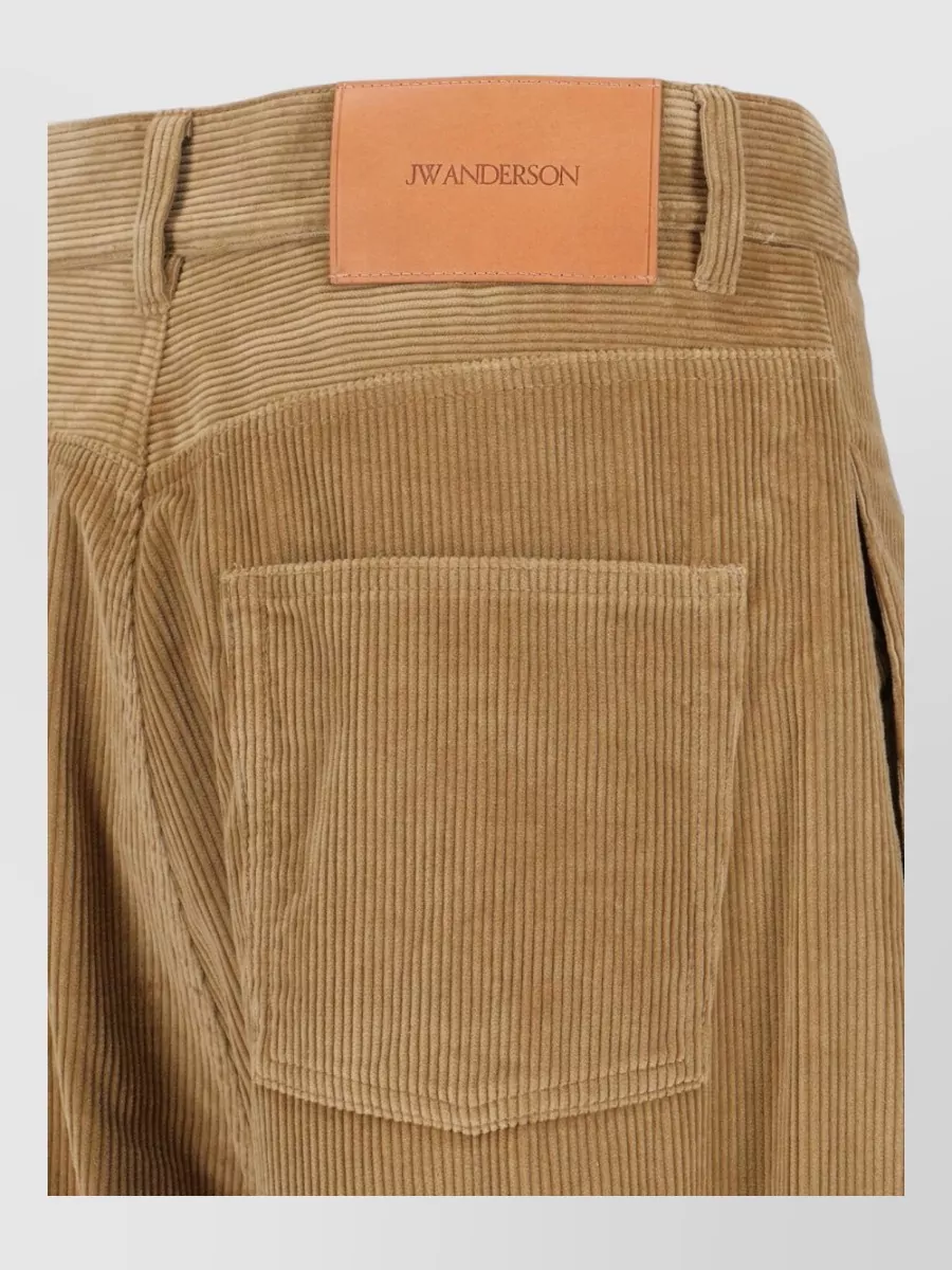 Jw Anderson Cotton Straight-Leg Trousers