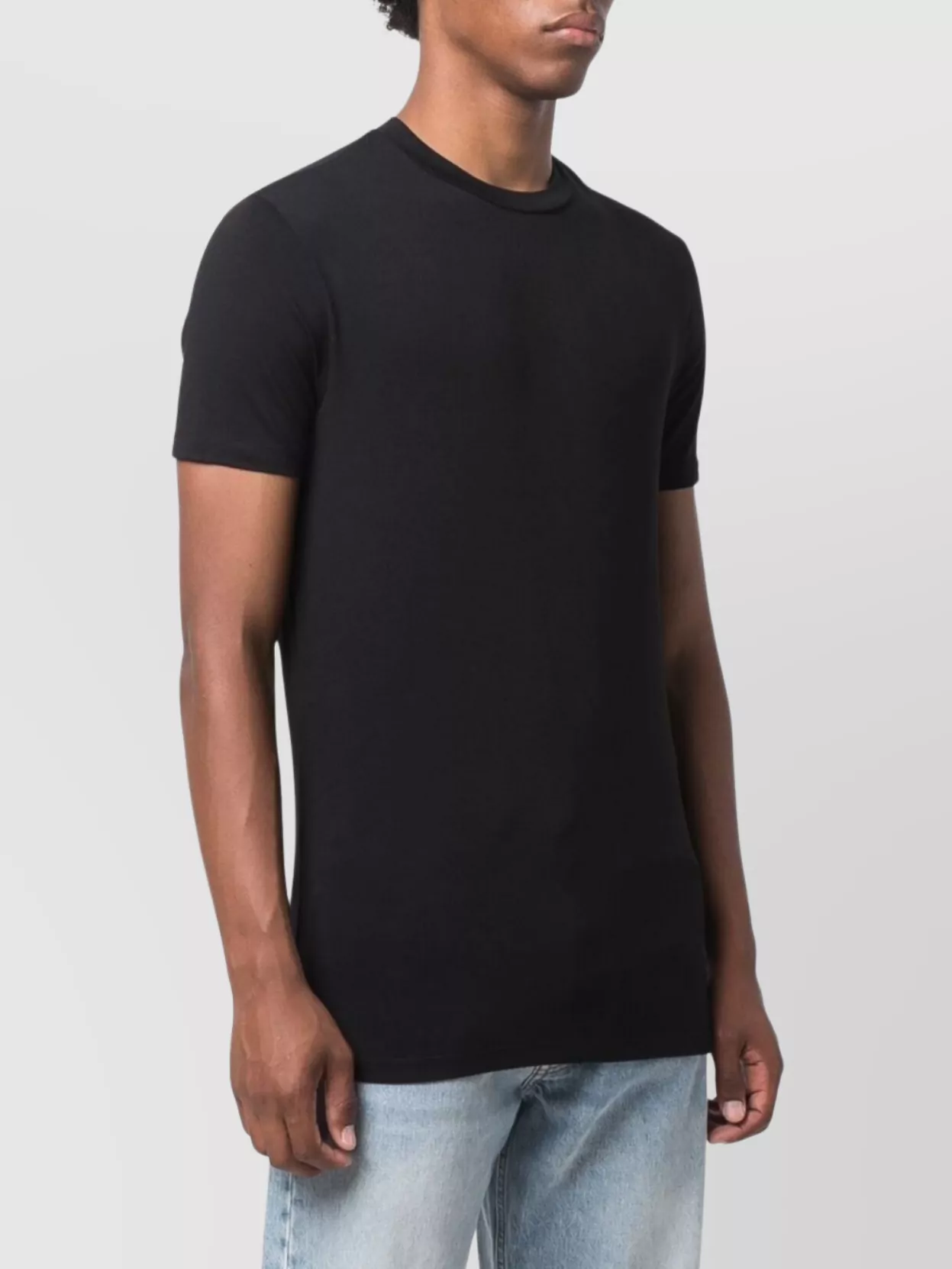 Emporio Armani Crew Neck Logo T-Shirt With Short Sleeves