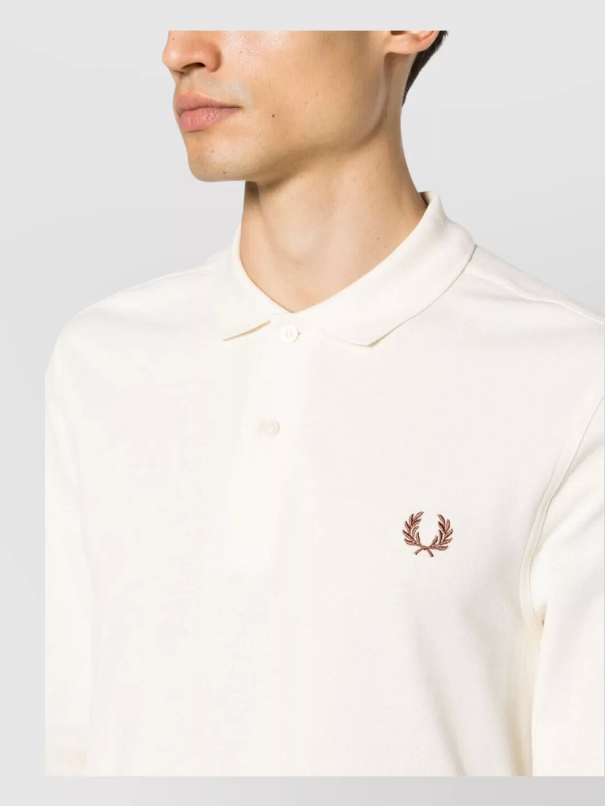 Fred Perry Plain Long Sleeve Polo Shirt