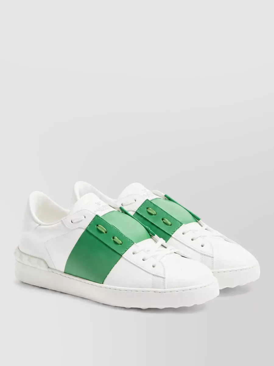 Valentino leather low-top sneakers