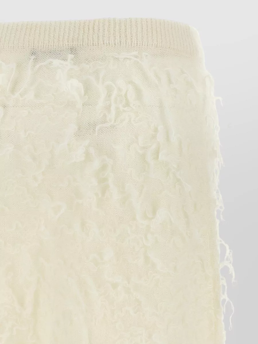 Fabiana Filippi Brushed Midi Fitted Skirt