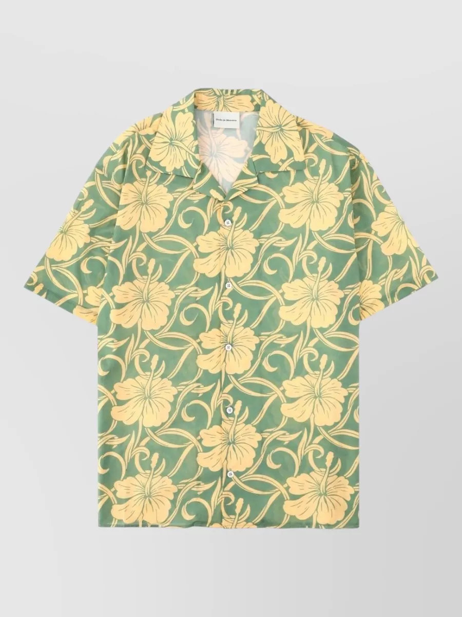 Drôle De Monsieur cotton regular-fit shirt