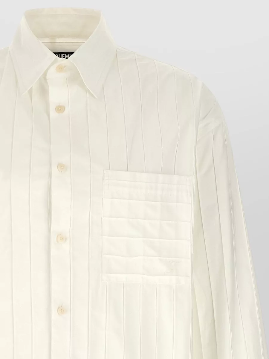 Jacquemus Striped Long-Sleeve Shirt