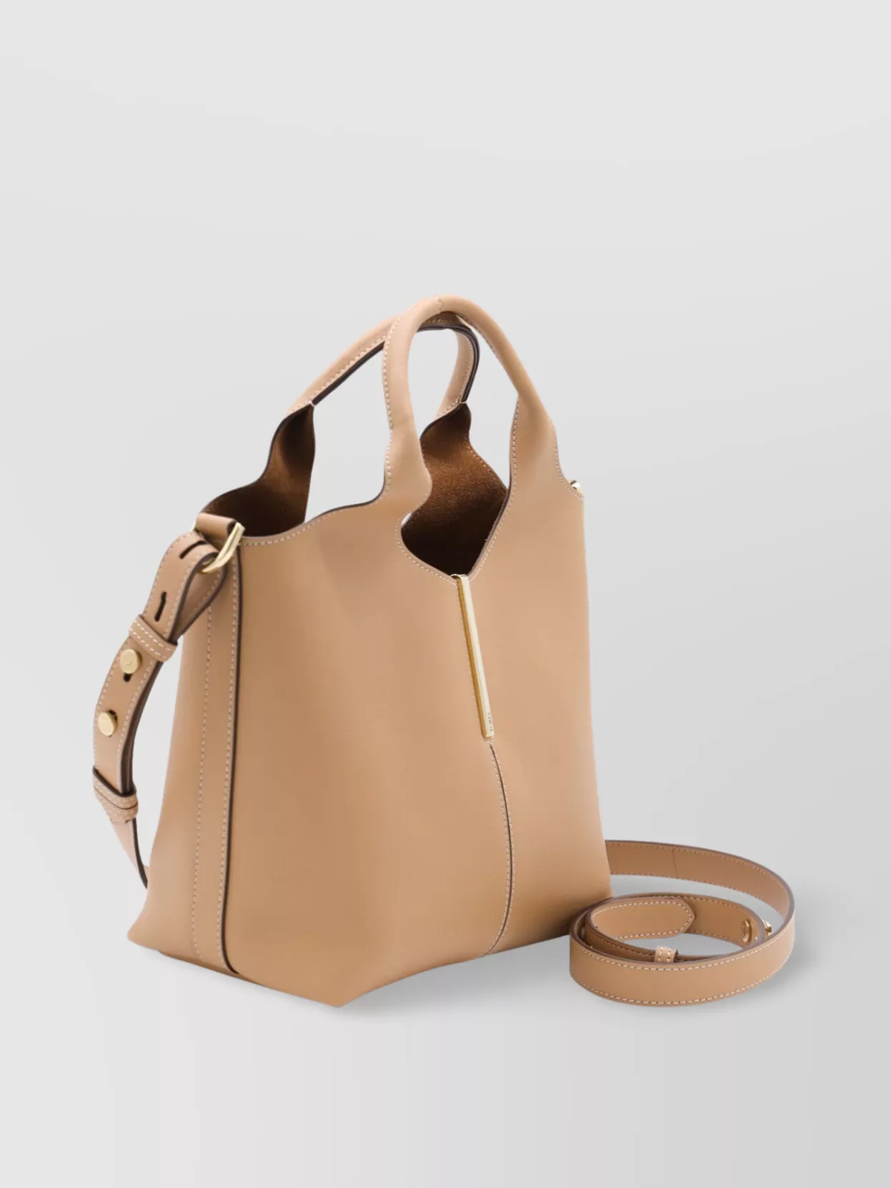 Tod's Shoulder Bag With Detachable Strap And Top Handles