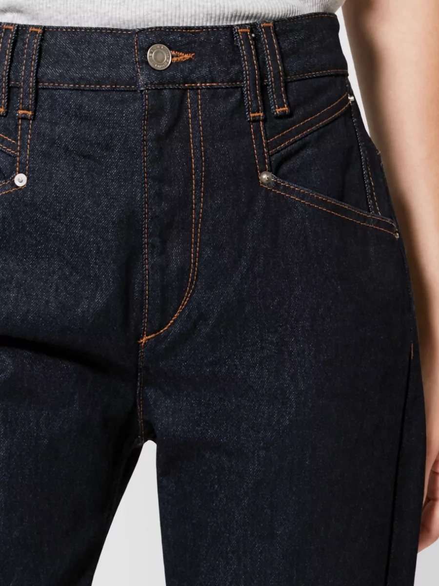 Isabel Marant Denim Straight-Leg Jeans
