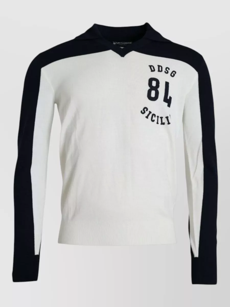 Dolce&Gabbana Wool henley sweater