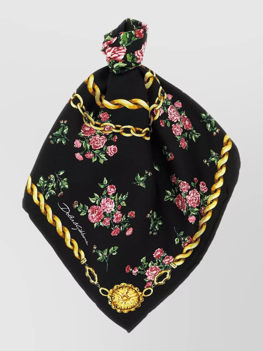 Dolce&Gabbana silk printed scarf