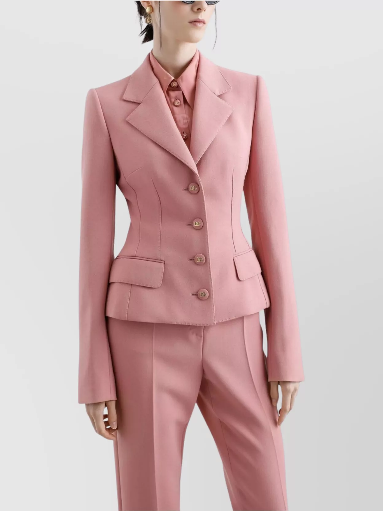 Dolce&Gabbana Tailored Single-Breasted Jacket Flap Pockets