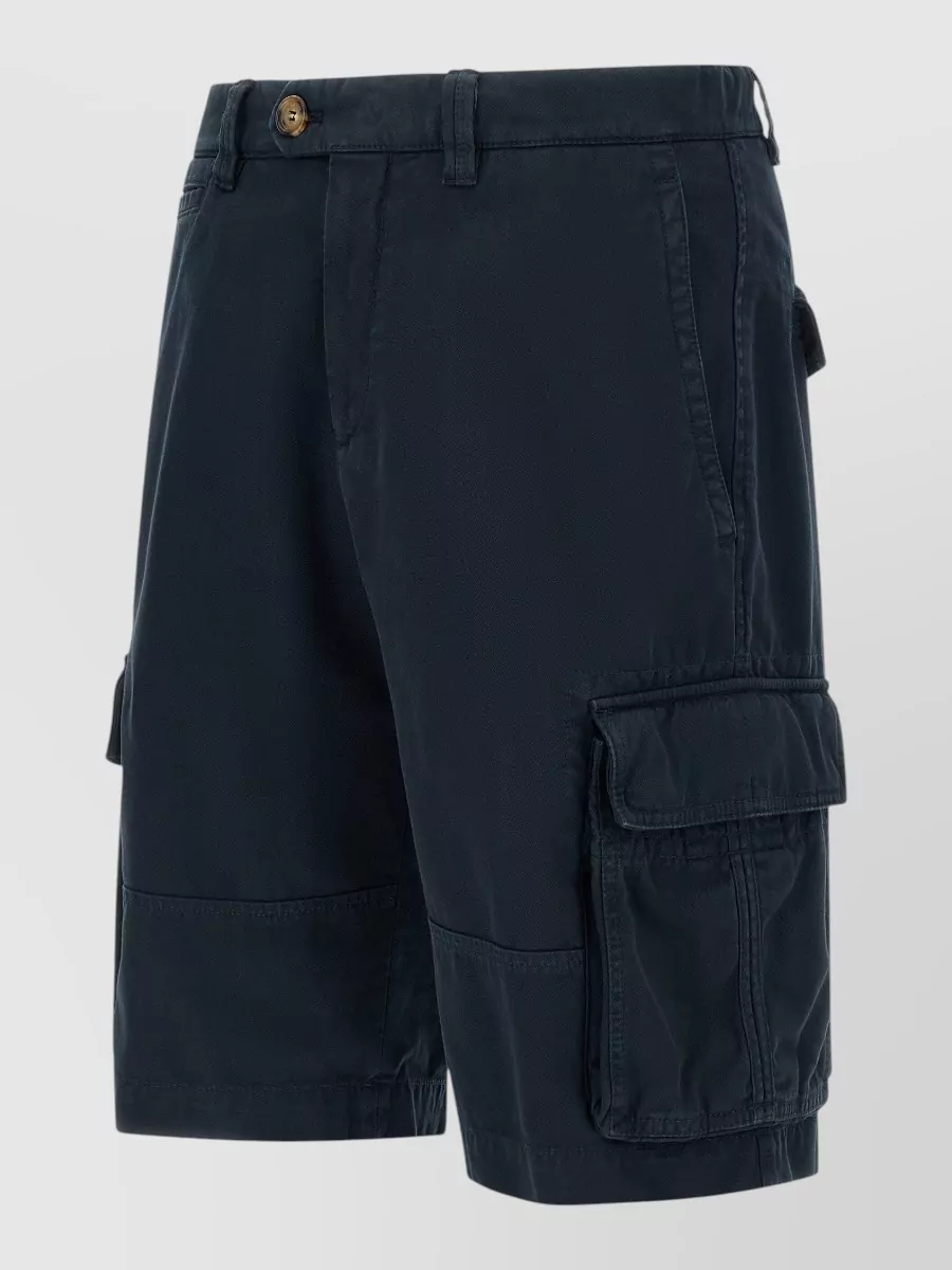 Brunello Cucinelli Cotton Cargo Shorts