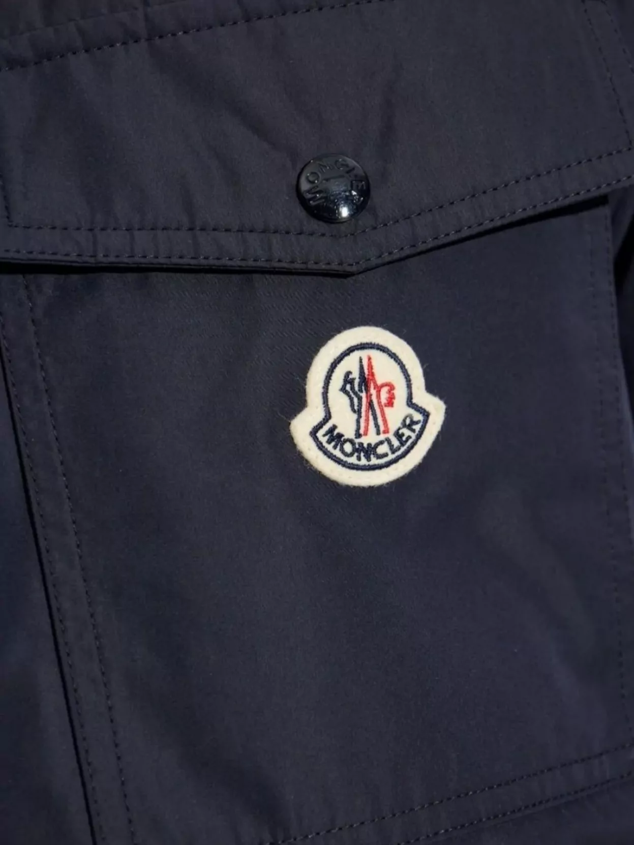 Moncler Shirt Style Jacket Pockets