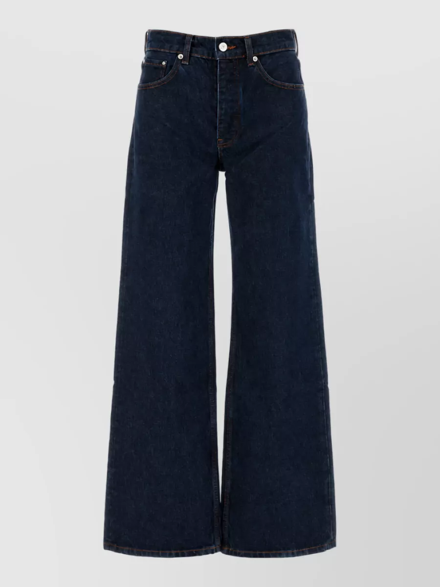 Anine Bing Denim wide-leg jeans