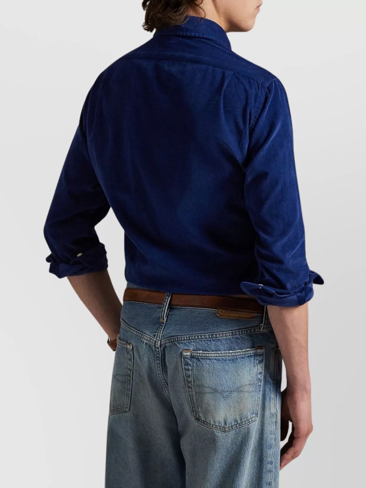 Polo Ralph Lauren Collared Shirt With Cuffed Long Sleeves