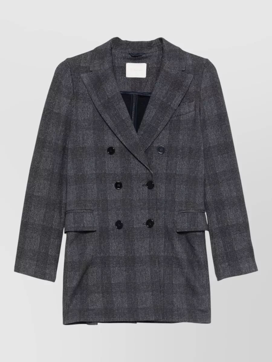 Circolo 1901 checked double-breasted blazer
