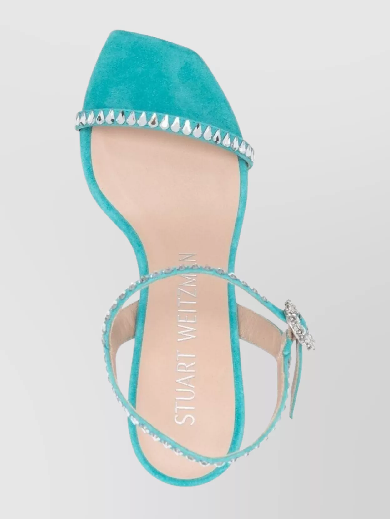 Stuart Weitzman Open Toe Stiletto Pumps Embellished