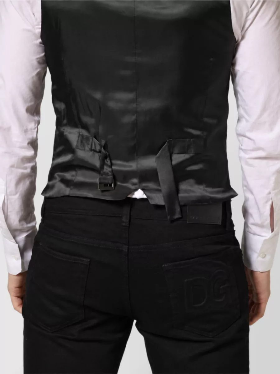 Dolce&Gabbana Wool Silk Waistcoat