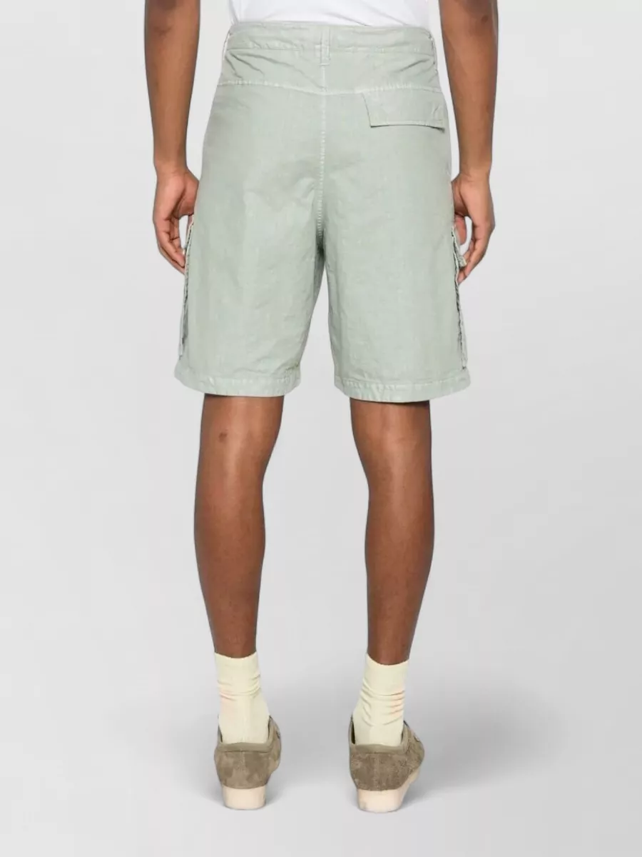 Stone Island Loose-Fit Cargo Bermuda Shorts