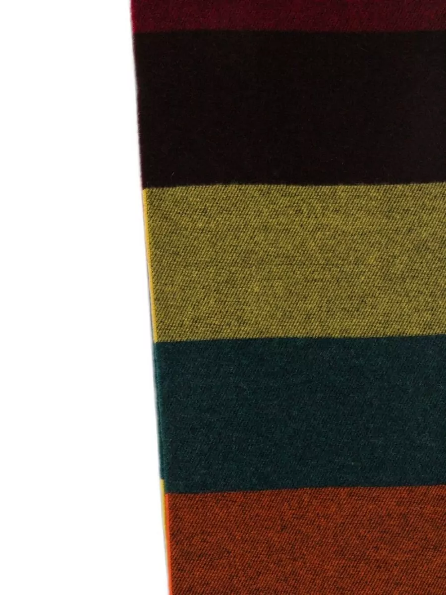 Paul Smith Fine-Knit Wool Striped Scarf